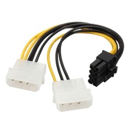 VGA POWER CABLE / ADAPTER 6 PIN TO 8 PIN / 6 TO 8PIN PCIE / PCI-E