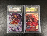 海賊王 魯夫 One piece Luffy CGC 10 鑑定卡