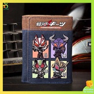 men wallet wallet Kamen Rider Extreme Fox Anime mengelilingi Dompet Kanak-kanak, Kartun pendek Cowboy, beg Kad Pelayan Lelaki dan Perempuan