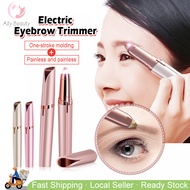 🇸🇬 Electric Eye Brow Trimmer Lipstick Shape Hair Removal Eyebrow Razor USB Eyebrow Shaver