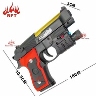 Redfire Toys Pistol Mainan anak dewasa Spring Azzuri Led Laser bonus