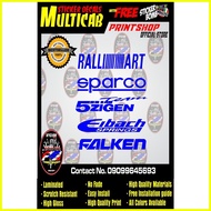 ◊ ◬ ◆ Multicab Car door sticker decals, cut-out durable & high quality