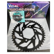 Kawasaki Er6n Versys650 Z650 Ninja 650 Chain Sprocket 15T Sprocket 45T 46T VITAL Genuine 520 Standar