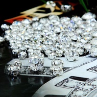 DIY Jewelry Handmade Solid Extra Thick Copper Grab Jewelry Accessories Rhinestone Grab Diamond Hand 