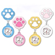 [Miracle Watch Store] Dog Paw Nurse Watches Stretchable Nurse Hanging Watch Simple Hospital New Pock