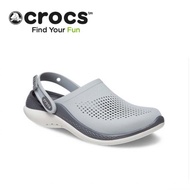 〖ใหม่เอี่ยมของแท้〗Crocs 2024 รูปแบบใหม่ฤดูร้อนมีความสุข 360 แห้งเร็วผู้ชายระบายอากาศได้และรองเท้าแตะชายหาดผู้หญิงรองเท้าแตะกลางแจ้งเบาโต