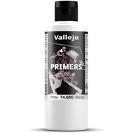 Vallejo - Surface Primer Color | White Acrylic Primer 200 ml (6.76 fl.oz.) | Matte Finish and Fast D