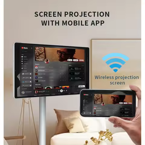 2026 Fashion popular 21.5 Inch Battery-power Android 13 Lg Stand By Me Tv In-cell Touch Screen Gym G