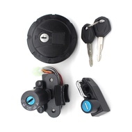 【VVL】-Motorcycle Ignition Key Switch Fuel Gas Cap Seat Lock Kit Parts Accessories for KLX 250 KMX125