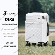 TRAVELCUL Elegant Hard Case Luggage with 4-Wheel 360° Rotation 300-400ml Random Capacity Innovative 