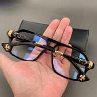 Glasses Frame Big Face Shape Frame Myopia Plain Light Anti-Men Women Plain Face Big Toad Glasses Gla