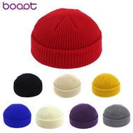 Unisex Men Women Beanie Hat Warm Ribbed Winter Turn Ski Fisherman Docker Hat