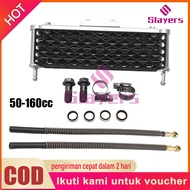 Aluminum 125ml Engine Oil Cooler Cooling Radiator for 125CC-250CC Motorcycle Dirt Bike ATV