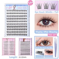 BQI No-Glue Super Sticky False 10-12mm Eyelashes Extension Set Eyelash Extension Set