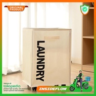 TERBARU Keranjang Lipat Tempat Baju Cucian Pakaian Kotor Bekas Laundry Bag [JEMURAN] jemuran baju be