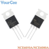 5Pcs NCE6050A NCE6080A NCE65TF099 TO-220 N-Channel 60V 50A 80A MOSFET Field Effect Transistor Enhanc