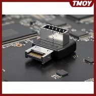 TMOY 90 Degree USB3.1 Type-E Connector Facilitating Type-C Header Support on PCs