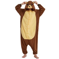 XXL Brown Brown Bear Soft Men Women Pajamas Animal Onsie Costume Cartoon Men Onesies For Adults Cosp