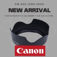 canon EW-63C EW63C lens hood for canon 18-55mm stm 18-55mm II 18-55mm III (1 years warranty)