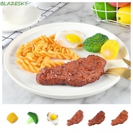 BLAZESKY Simulation Steak Model, Cooking Toys Western Food Simulation Kitchen Toy, Good-looking Corn