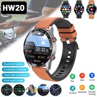 ZZOOI 2022 HW20 ECG+PPG Smart Watch Men's Bluetooth Call Heart Rate Health Monitoring Sports Fitness Tracker Smart Waterproof Watch