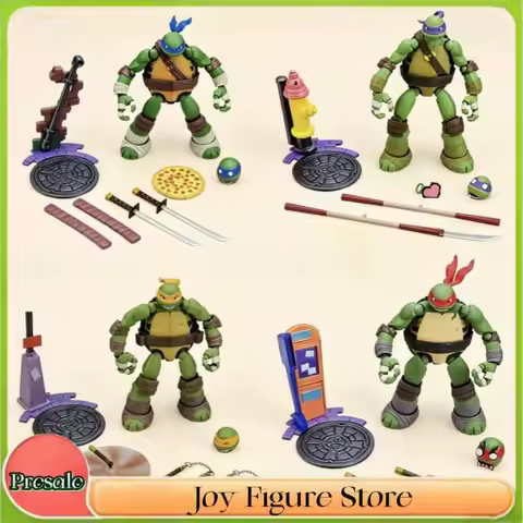 Hot New CD Toys Teenage Mutant Ninja Turtles Action Figures TMNT Dolls Kaiyodo Revoltech Dolls Ko Co