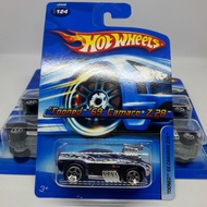 Hot Wheels. 2006 Mainline - Tooned 69 Camaro Z28. Purple KM MATTEL
