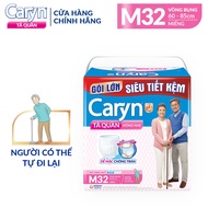 Caryn Adult Diapers Lightweight Anti-Clearance Size M - 32 Pieces