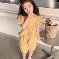 1 - 7 YEARS Korean ABG Children's Suit / Girls' Super Trendy Suit / Girls' Suit Shirt Imported Short
