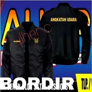 Indonesian Air Force embroidered jacket, Indonesian Air Force bomber jacket, full embroidery, Indone
