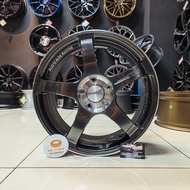 [1PC] New Sport Rim 17inch ADVAN TC-4 17X7.5JJ ET40 5H113 HYPER BLACK