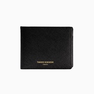 TAKEO KIKUCHI กระเป๋าสตางค์ใบสั้น BLACK WABI SABI WALLET