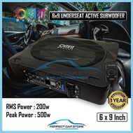 🔥PLS USE VOUCHER🔥 Omni Beyond 6x9" Inch Car UnderSeat Super Slim Active Subwoofer Built In Amplifier