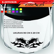 EAGLE HOOD STICKER CUTTING STICKER NEWEST EAGLE MOTIF HOOD STICKER