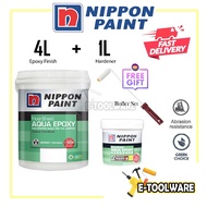 5L Nippon Paint Aqua Epoxy Water Based Cat Lantai