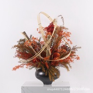 Decoration Zen Dried Flower Flower Art Overall Soft Decoration New Chinese Style Furniture Store Mod