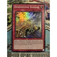 Genuine Yugioh Card - Dimensional Barrier - RC04-AE073 - Super Rare