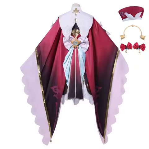 Game Honkai: Star Rail Hyacine Cosplay Costume Anime Cute Dress Wig Full Set for Girls Women Adult C