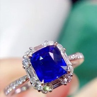精品皇家藍戒指 藍寶石1.54克拉