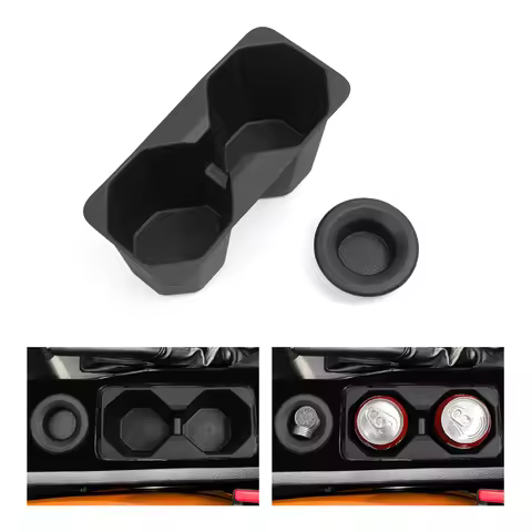 for Mitsubishi Triton 2024 2025 Cup Holder Storage Tray Shock-Absorbing TPE Tidying Car Accessories