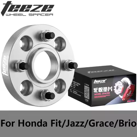 Teeze PCD 4x100 CB 56.1mm M12x1.5 Wheel Spacer Adapter T6-6061 Flange For Honda Fit/Jazz/Grace/Brio/
