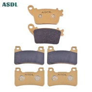 6Pcs เซรามิค/ทองแดง-ด้านหน้าด้านหลังบันไดจักรยานสำหรับ Honda CBR600 RR 07-13 CBR1000 Fireblade 09-13