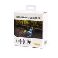 NiSi 72mm Circular Advance Filter Kit | includes CPL, UV, and Natural Night filters