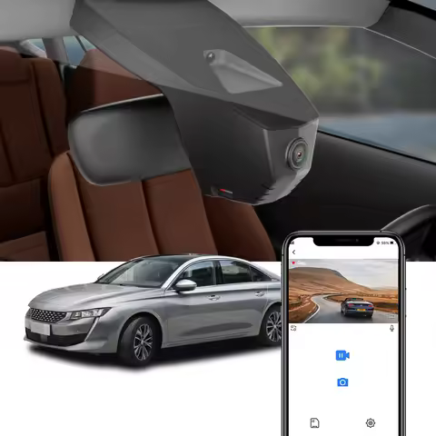 Dashcam 4K for Peugeot 508 2nd Gen 2019-2023, Fitcamx Car DVR Camera for 2017-2024 Peugeot 5008 4008