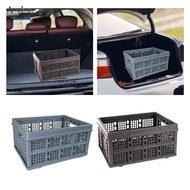 Adepe Folded Storage Box Cargo Basket Bins Organizer Utility Crate Camping Storage Crate for Bathroo