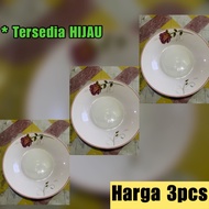 PIRING MAKAN PREMIUM ROSE PIRING MAKAN KERAMIK BUNGA MAWAR