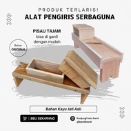 Peanut Slicer Peyek Making and Slicer Best-Selling Teak Wood Kitchenware