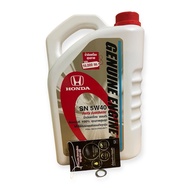 HONDA Genuine Synthetic Engine Oil API Grade SN 5w40 Size 4 Liters Change Age Every 10 000km 08234-p