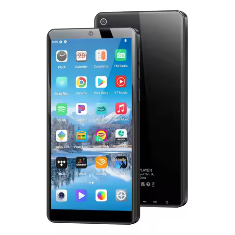 5.5" MP3 player with 13MP camera,MP4 MP3 Player Bluetooth 5.0 and Wi-Fi, Android 13.0, Spotify, Deez