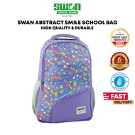 Swan Abstract 2 Smile (L1) School Bag Backpack - Emoji